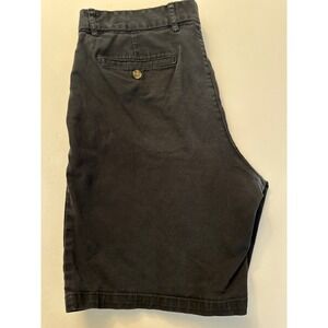Old Navy Mens Slim Built-In Flex Black Chino Shorts‎ Size 34 Casual
